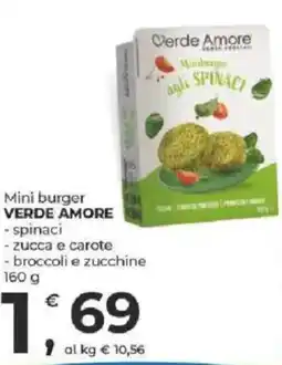 Alter Discount Mini burger Verde Amore offerta