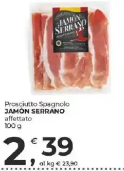 Alter Discount Prosciutto Spagnolo Jamón Serrano offerta