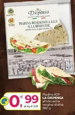 Alter Discount Piadina IGP La Dispensa all'olio extra vergine d'oliva offerta