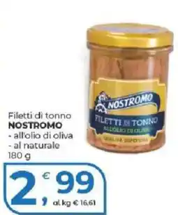 Alter Discount Filetti di tonno Nostromo offerta
