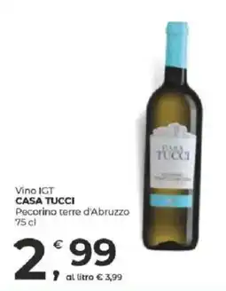 Alter Discount Vino IGT Casa Tucci Pecorino terre d'Abruzzo offerta