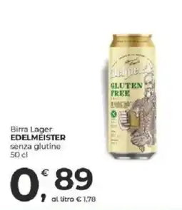 Alter Discount Birra Lager Edelmeister senza glutine offerta
