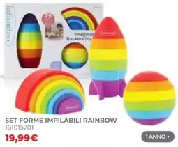 Toys Center Set forme impilabili rainbow offerta