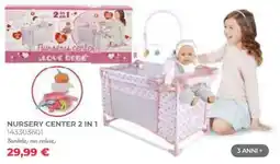 Toys Center Nursery Center 2 in 1 Love Bebe offerta