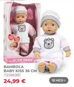 Toys Center Bambola baby kiss offerta