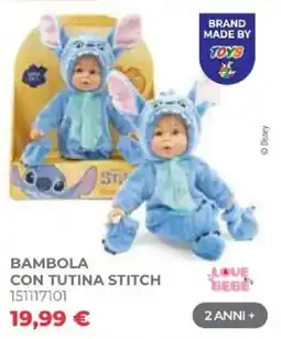 Toys Center Bambola con tutina Stitch offerta