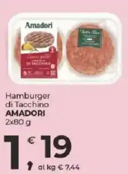 Alter Discount Hamburger di Tacchino AMADORI offerta