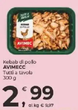Alter Discount Kebab di pollo AVIMECC offerta