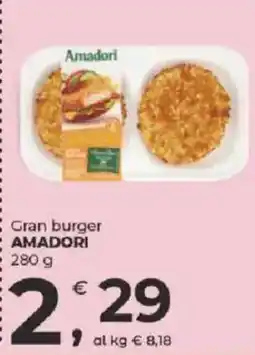 Alter Discount Gran burger Amadori offerta