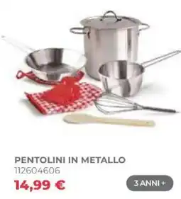 Toys Center Pentolini in metallo offerta