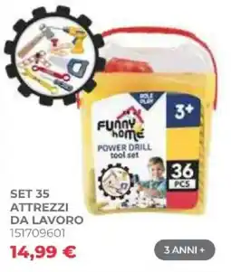 Toys Center Funny home power drill tool set offerta