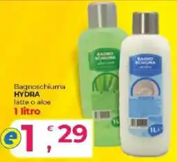 Alter Discount Bagnoschiuma HYDRA latte o aloe offerta