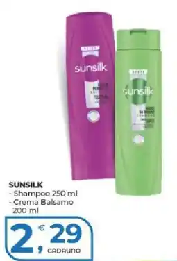 Alter Discount Sunsilk Shampoo Crema Balsamo offerta