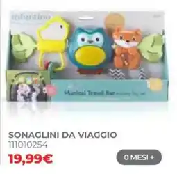 Toys Center Sonaglini da viaggio offerta