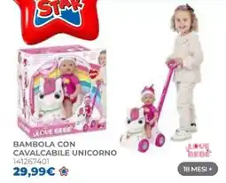 Toys Center Bambola con cavalcabile unicorno offerta