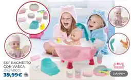 Toys Center Set bagnetto con vasca Love Bebe offerta