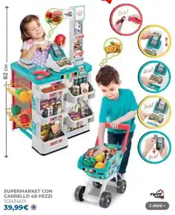 Toys Center Supermarket con carrello Funny Home offerta