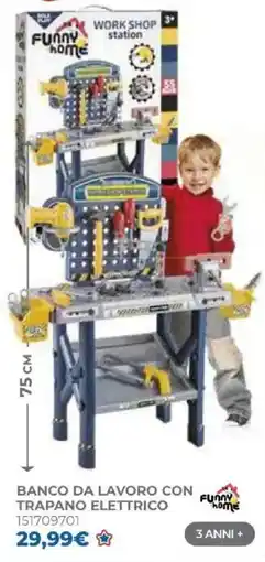 Toys Center Banco da lavoro con trapano elettrico Funny Home offerta