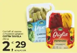 Alter Discount Carciofi al vapore o Peperoni grigliati COTTIN TAVOLA offerta