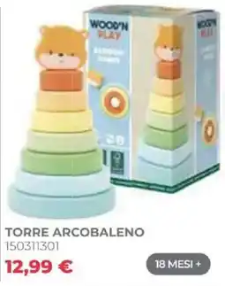 Toys Center Torre Arcobaleno WOON PLAY offerta