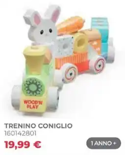 Toys Center Trenino coniglio Wood'n Play offerta
