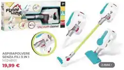 Toys Center Funny home Aspirapolvere senza fili 3 in 1 offerta