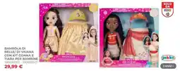 Toys Center Bambola di Belle/ di Vaiana con kit gonna e tiara per bambine offerta