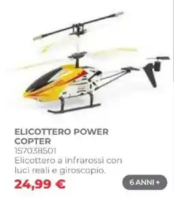 Toys Center Elicottero power copter offerta
