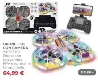 Drone led con camera