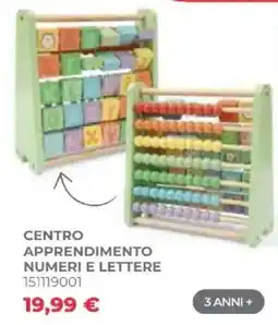 Toys Center Centro apprendimento numeri e lettere offerta