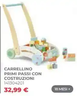Toys Center Carrellino primi passi con costruzioni offerta