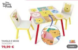 Toys Center Tavolo e sedie Winnie the Pooh offerta