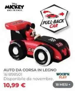 Toys Center Auto da corsa in legno Mickey and Friends offerta
