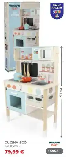 Toys Center Cucina Eco Wood'n Play offerta
