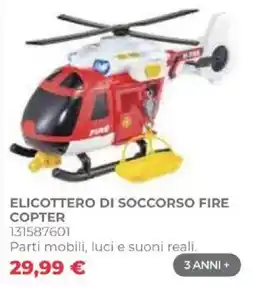 Toys Center Elicottero di soccorso fire copter offerta