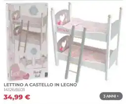 Toys Center Lettino a castello in legno offerta