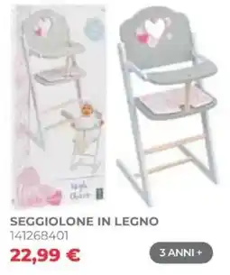 Toys Center Seggiolone in legno offerta