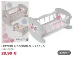 Toys Center Lettino a dondolo in legno offerta