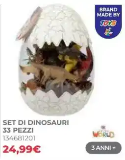 Toys Center Set di dinosauri Toys World offerta