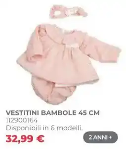 Toys Center Vestitini bambole offerta