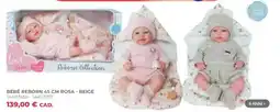 Toys Center Bebè reborn rosa/beige offerta