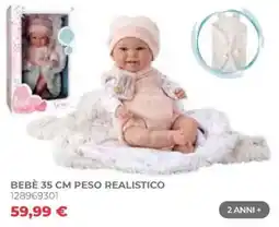 Toys Center Bebè 35 cm peso realistico offerta