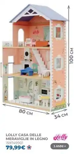 Toys Center Lolly casa delle meraviglie in legno offerta