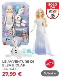 Toys Center Le avventure di Elsa e Olaf Mattel offerta