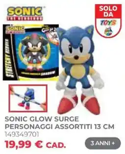 Toys Center Sonic Glow Surge offerta