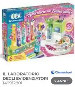 Toys Center Il laboratorio degli evidenziatori Clementoni offerta