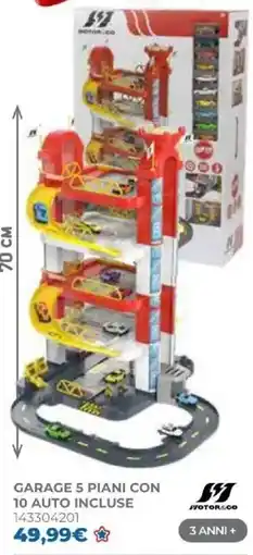 Toys Center Garage 5 Piani con 10 Auto Incluse offerta