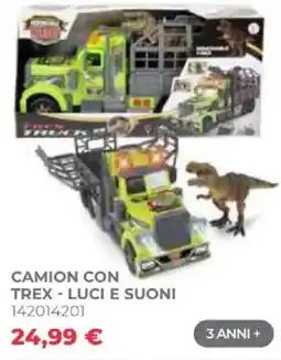 Toys Center Camion con T Rex - luci e suoni offerta