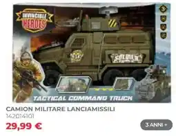 Toys Center Invincible Heroes Camion Militare Lanciamissili offerta