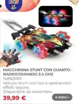 Toys Center Macchinina stunt con guanto offerta